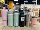 Lot of 19 Reusable Water Bottles, Various Brands