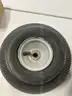 Lot of miscellaneous yard type tires and a box of casters