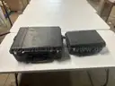 Lot of 2 Pelican hard sided, padded travel cases