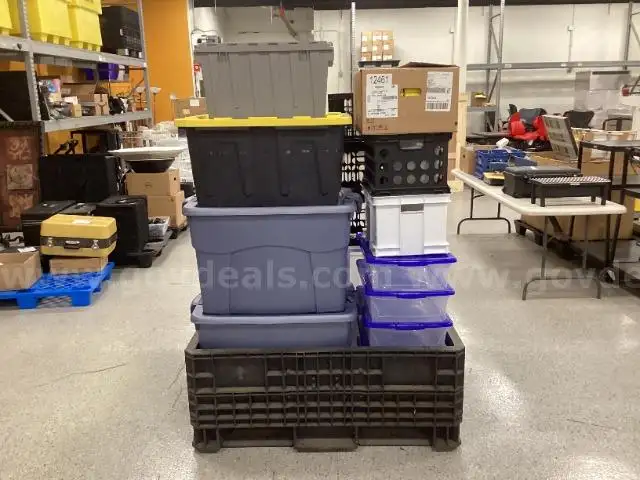Lot of Various Containers
