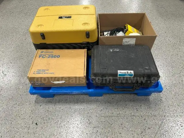Lot of Professional Field Survey Equipment