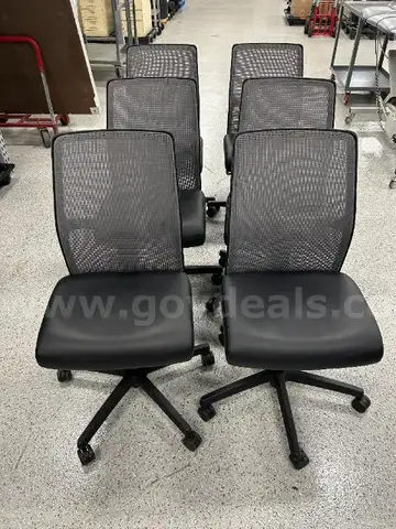 Lot of 6 Hon Rolling Office Chairs