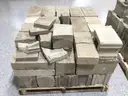 3 Pallets of Various Landscaping Blocks and Cinder Blocks