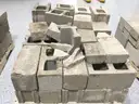 3 Pallets of Various Landscaping Blocks and Cinder Blocks