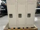 Lot of 2 Tennsco 6 Door Locker Units