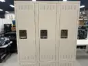 Lot of 2 Tennsco 6 Door Locker Units