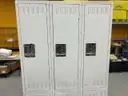 Lot of 2 Tennsco 6 Door Locker Units