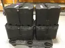 Lot of 4 Yamaha Field-Corps Marching Bass Drums of Different Sizes