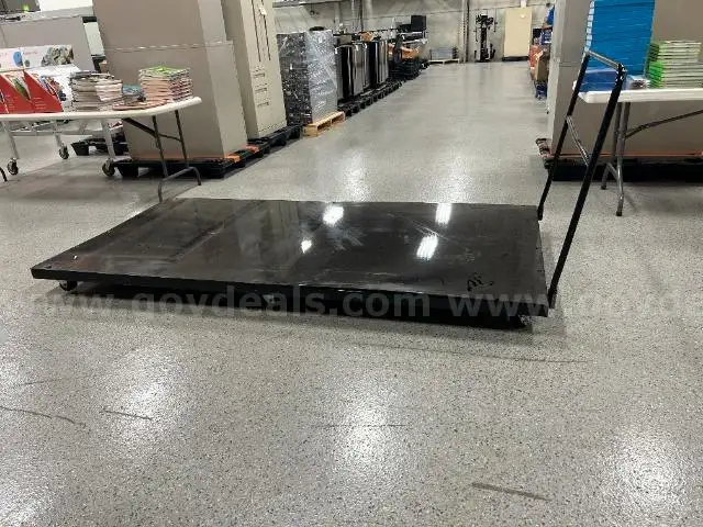 Large Metal Flat Bed Cart