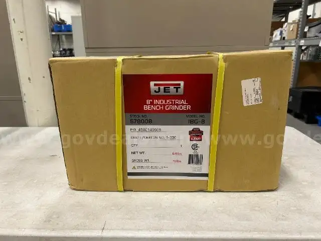 Jet IBG-8 Industrial Bench Grinder (New In Box)