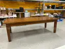 2 Henry L. Guth Large Old Oak Tables