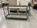 Long Rolling Metal Cart