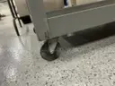 Long Rolling Metal Cart