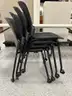 4 Herman Miller Caper Stackable Chairs