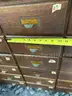 Old 30 Drawer Oak Specimen Cabinet