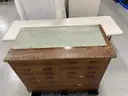 Old Oak 12 Drawer Specimen Cabinet