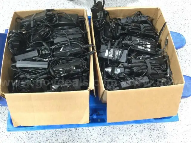 2 Boxes of Dell Power Adapters - Untested