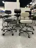 Lot of 5 Rolling Lab Stools