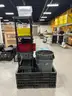 Lot of Various Containers &#x26; Shelving Unit