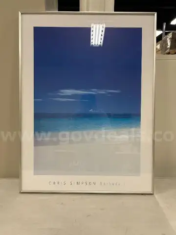 Chris Simpson Barbuda 1 Framed Photograph