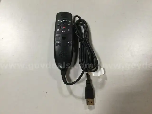 Nuance PowerMic 4 Dictation Microphone - Untested
