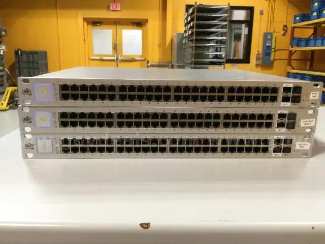 3 Ubiquiti Networks UniFi US-48-500W 48 Port Rack-Mountable Switches