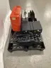 Lot of cases and luggage dollies