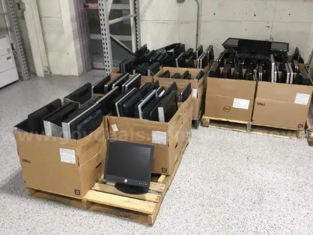 Lot of 131 Various Brands, Sizes of Monitors - Untested