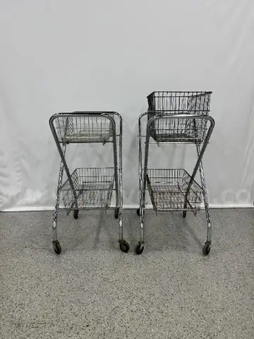Wire Basket Carts