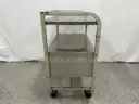 A.S. Aloe Vintage Rolling Metal Cart