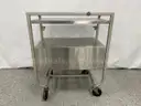 A.S. Aloe Vintage Rolling Metal Cart