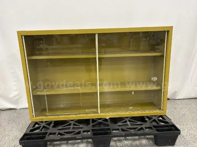 Fisher Hamilton Glass Door Cabinet