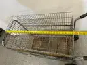 Metal Wire Basket Cart