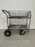 Metal Wire Basket Cart