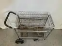 Metal Wire Basket Cart
