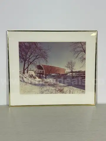 "Covered Bridge Winterset Iowa" Joan Liffring-Zug Bourret
