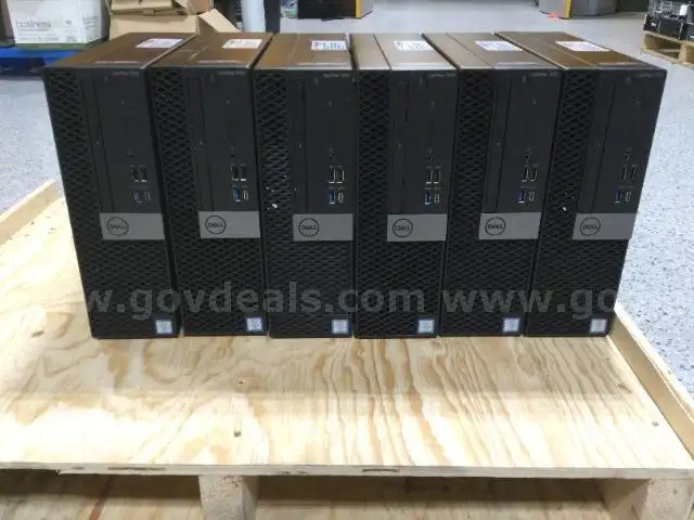 Lot of 6 Dell OptiPlex 7070 SFF i5-9500 @ 3.00 GHz Computers