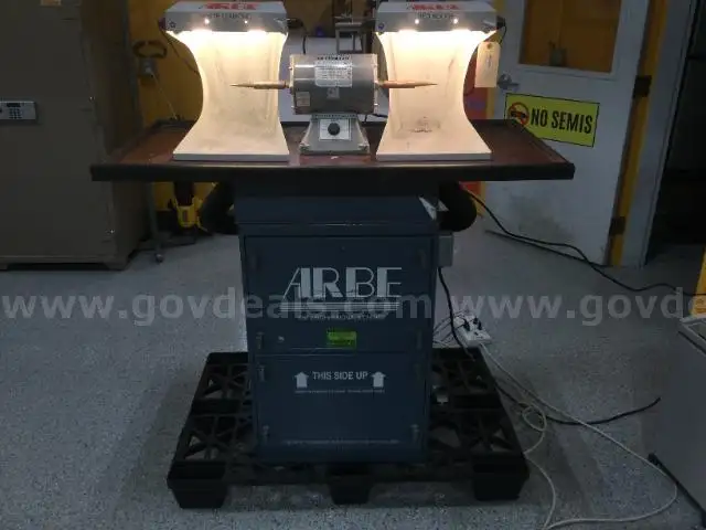ARBE Double Head Polishing/Buffer Machine with Dust Collector