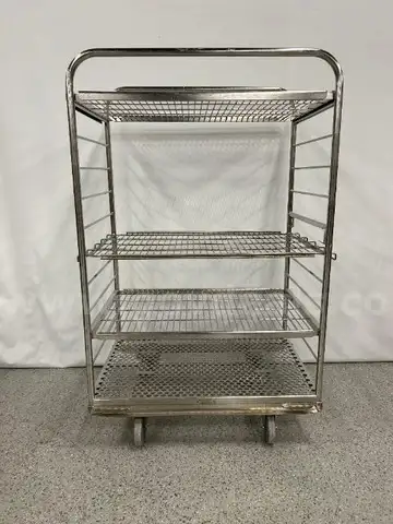 Getinge Rolling Metal Rack