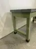 Stone Top Metal Table