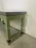 Stone Top Metal Table