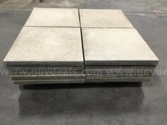 Lot of 20 Cement Pavers 23.75" x 23.75" x 2"