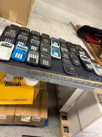 Lot of 22 miscellanies handheld calculators