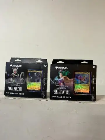 Magic the gathering  finial fantasy VI and XIV commander sets NEW