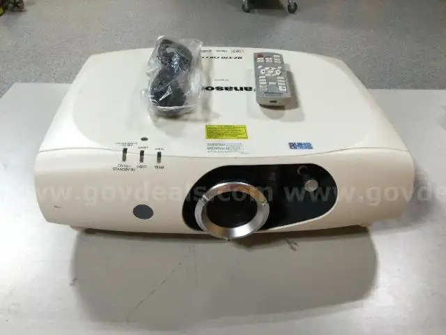 Panasonic PT-RZ370U DLP Laser Projector - 6,526 Hours