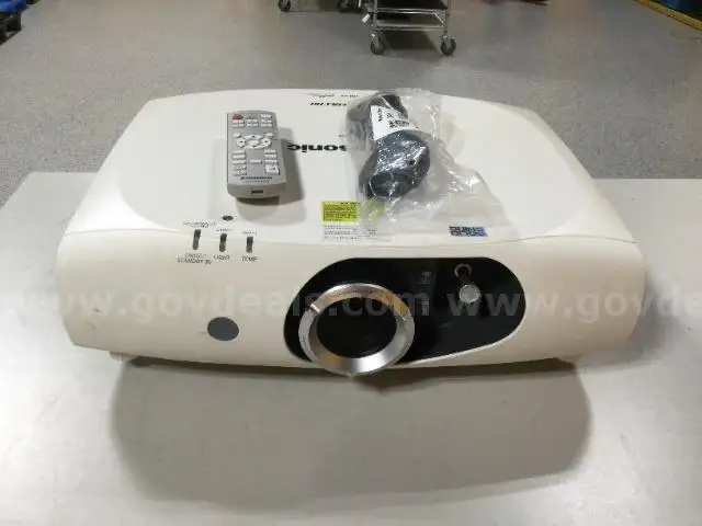 Panasonic PT-RZ370U DLP Laser Projector - 4,001 Hours