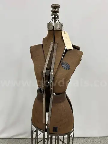 Antique Acme L&M Adjustable Dress Form