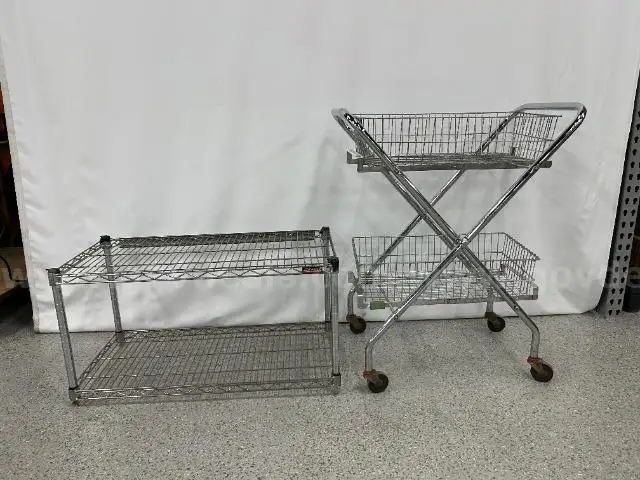Wire Rack & Basket Cart