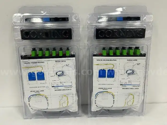 Corning Pigtailed Splice Casettes