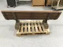 70.5" Wooden Bench